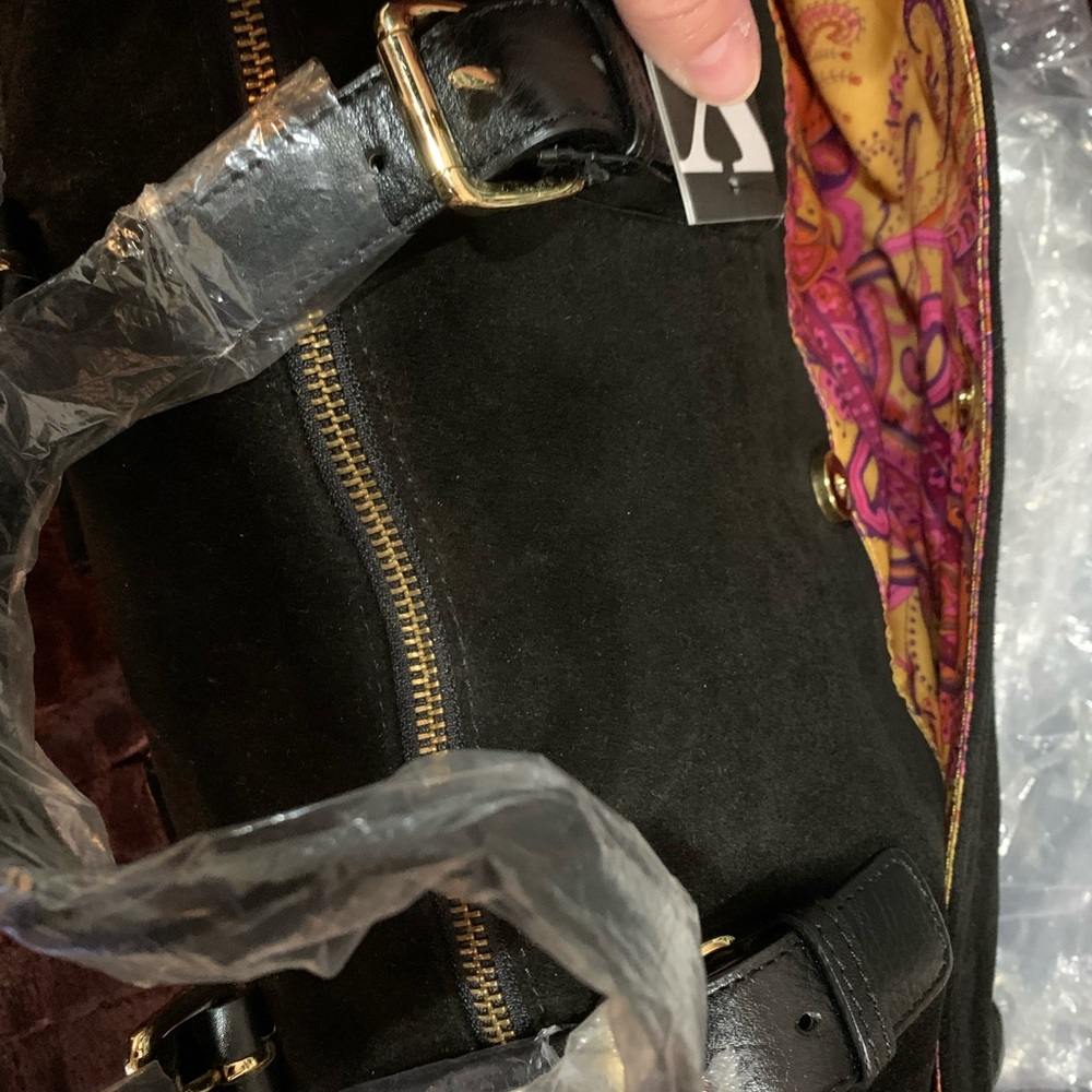 Maxx New York suede and leather purse - Picture 5 of 8
